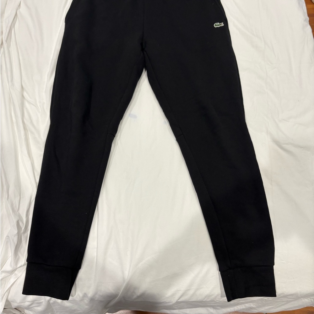 Lacoste Kids Black Joggers